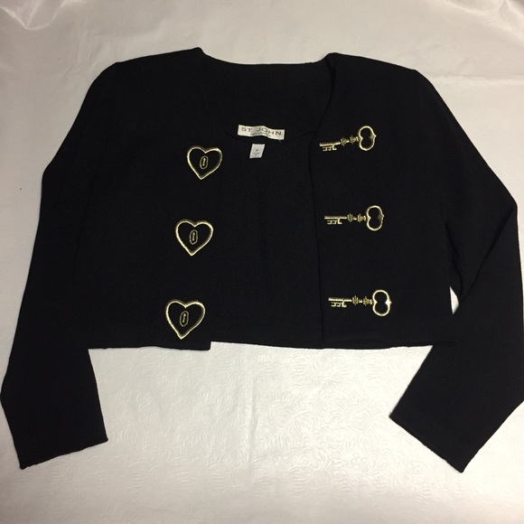 St. John Jackets & Blazers - St. John separates shrug with shoulder pads Size-P